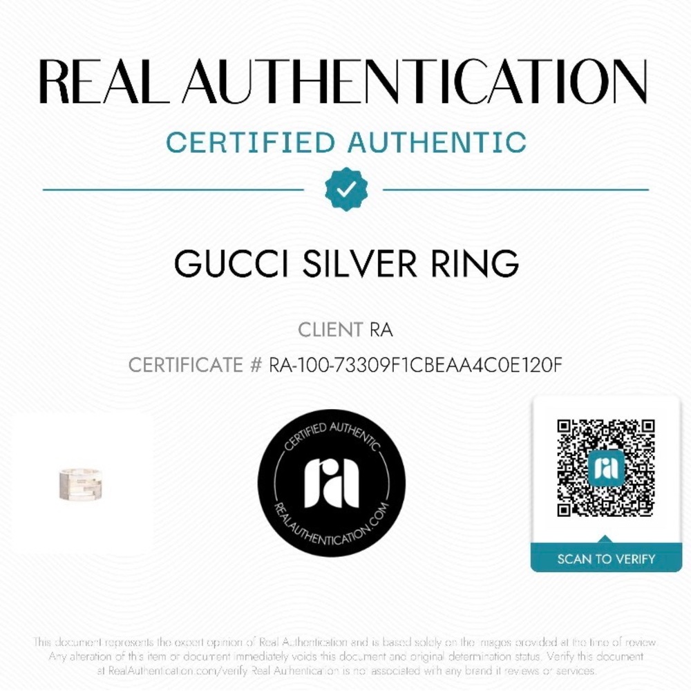 Gucci Silver Statement Ring - Picture 4 of 4